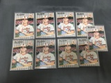 9 Card Lot of 1989 Fleer #616 BILL RIPKEN Orioles BLACK BOX Corrected Error Baseball Cards