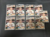 9 Card Lot of 1989 Fleer #616 BILL RIPKEN Orioles BLACK BOX Corrected Error Baseball Cards