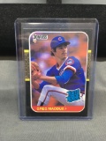 1987 Donruss #36 GREG MADDUX Braves Cubs ROOKIE Baseball Card