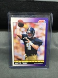 1991 Score #611 BRETT FAVRE Packers ROOKIE Football Card