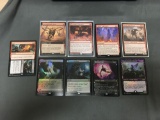 9 Card Lot of Magic the Gathering GOLD SYMBOL Rare Cards from Huge Collection