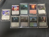 9 Card Lot of Magic the Gathering GOLD SYMBOL Rare Cards from Huge Collection