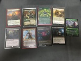 9 Card Lot of Magic the Gathering GOLD SYMBOL Rare Cards from Huge Collection