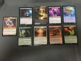 9 Card Lot of Magic the Gathering GOLD SYMBOL Rare Cards from Huge Collection