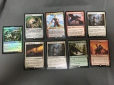 9 Card Lot of Magic the Gathering GOLD SYMBOL Rare Cards from Huge Collection