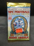 Factory Sealed 2000 Pacific Omega 6 Card Retail Pack - Tom Brady Rookie?
