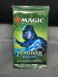 Factory Sealed Magic the Gathering ZENDIKAR RISING 15 Card Draft Booster Pack