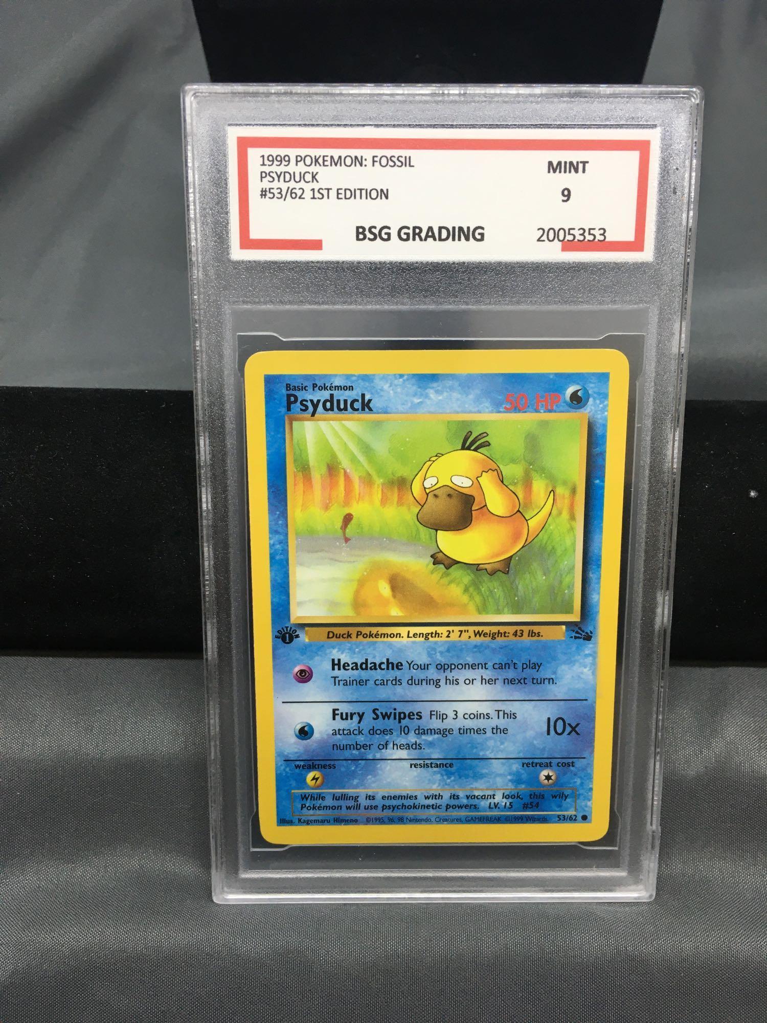 BSG Graded 1999 Pokemon Fossil 1st Edition #53 | Proxibid