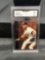 GMA Graded 1997 Ultra Leather Shop DEREK JETER Yankees Baseball Card - NM 7