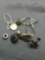 Sterling Silver Jewelry Scrap Lot Earrings - 24 Grams