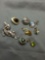 Sterling Silver Jewelry Scrap Lot Earrings - 25 Grams