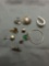 Sterling Silver Jewelry Scrap Lot Earrings - 25 Grams