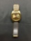 Tissot Branded Round 32mm Face Gold-Tone Stainless Steel Watch w/ Bracelet