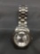 Armitron Designer Round 38mm Bezel Water Resistant Stainless Steel Watch w/ Bracelet 2105