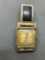 Hamilton Designer Square 24x24mm Face 14kt Gold-Filled Vintage Watch w/ Bracelet