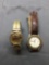 Lot of Two Stainless Steel Watches w/ Bracelets, One Coleman Designer Round 38mm Countdown Bezel &