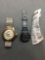 Lot of Two Watches, One Round 38mm Bezel Stainless Steel Watch Russian Made & One Success Designer