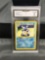 GMA Graded 1999 Pokemon Base Set Shadowless #42 WARTORTLE Trading Card - EX-NM 6