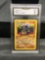 GMA Graded 1999 Pokemon Jungle 1st Edition #45 RHYDON Trading Card - MINT 9