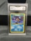 GMA Graded 2000 Pokemon Team Rocket #68 SQUIRTLE Trading Card - VG+ 3.5