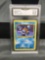 GMA Graded 2000 Pokemon Team Rocket #68 SQUIRTLE Trading Card - VG-EX+ 4.5