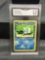 GMA Graded 2000 Pokemon Team Rocket #46 DARK WARTORTLE Trading Card - EX-NM+ 6.5