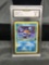 GMA Graded 2000 Pokemon Team Rocket #68 SQUIRTLE Trading Card - EX-NM 6