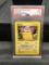 PSA Graded 1999 Pokemon Base Set Unlimited #58 PIKACHU Yellow Cheeks Trading Card - MINT 9