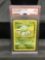PSA Graded 1999 Pokemon Base Set Unlimited #44 BULBASAUR Trading Card - MINT 9