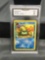 GMA Graded 1999 Pokemon Fossil 1st Edition #52 OMANYTE Trading Card - MINT 9