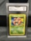 GMA Graded 1999 Pokemon Jungle 1st Edition #59 PARAS Trading Card - NM-MT 8