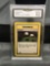 GMA Graded 1999 Pokemon Fossil 1st Edition #60 GAMBLER Trading Card - NM-MT+ 8.5