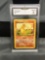 GMA Graded 1999 Pokemon Base Set Unlimited #46 CHARMANDER Trading Card - NM-MT 8