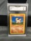 GMA Graded 1999 Pokemon Base Set Unlimited #60 PONYTA Trading Card - MINT 9