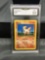GMA Graded 1999 Pokemon Base Set Unlimited #60 PONYTA Trading Card - EX+ 5.5