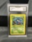 GMA Graded 1999 Pokemon Base Set Unlimited #66 TANGELA Trading Card - NM-MT+ 8.5