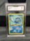 GMA Graded 1999 Pokemon Base Set Unlimited #59 POLIWAG Trading Card - NM 7