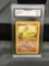 GMA Graded 1999 Pokemon Base Set Unlimited #46 CHARMANDER Trading Card - NM-MT 8