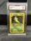 GMA Graded 1999 Pokemon Base Set Unlimited #54 METAPOD Trading Card - NM 8