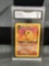 GMA Graded 2000 Pokemon Team Rocket #35 DARK FLAREON Trading Card - NM-MT 8