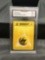 GMA Graded 2000 Pokemon Gym Heroes 1st Edition #130 LIGHTNING ENERGY Trading Card - NM 7