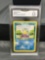 GMA Graded 2002 Pokemon Legendary Collection #95 SQUIRTLE Trading Card - VG+ 3.5