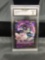 GMA Graded 2020 Pokemon Sword & Shield #91 INDEEDEE V Holofoil Rare Trading Card - NM-MT 8