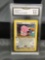 GMA Graded 2000 Pokemon Neo Genesis 1st Edition #74 SNUBBULL Trading Card - NM-MT+ 8.5