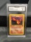 GMA Graded 2000 Pokemon Team Rocket 1st Edition #50 CHARMANDER Trading Card - NM-MT 8