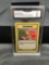 GMA Graded 2000 Pokemon Team Rocket 1st Edition #78 GOOP GAS ATTACK Trading Card - EX 5