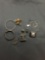 Sterling Silver Jewelry Scrap Lot Earrings - 25 Grams