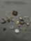 Sterling Silver Jewelry Scrap Lot Earrings - 25 Grams