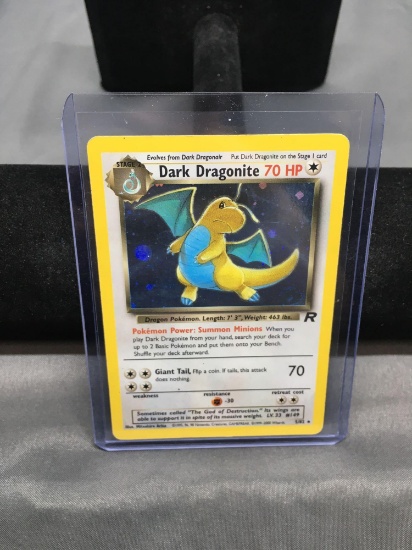 2000 Team Rocket Holo Rare Dark Dragonite 5/82 Pokemon Trading Card