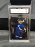 GMA Graded 1998 Score Rookie Traded Foil DEREK JETER Yankees Baseball Card - NM+ 7.5